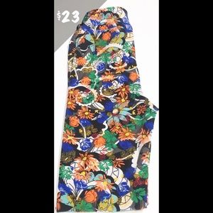 NWT LuLaRoe Kids’ L/XL Leggings Floral